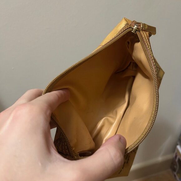 Alviero Martini Geo Classic Beauty Toiletry Cosmetic Bag 1A Classe Made In Italy - Picture 4 of 6